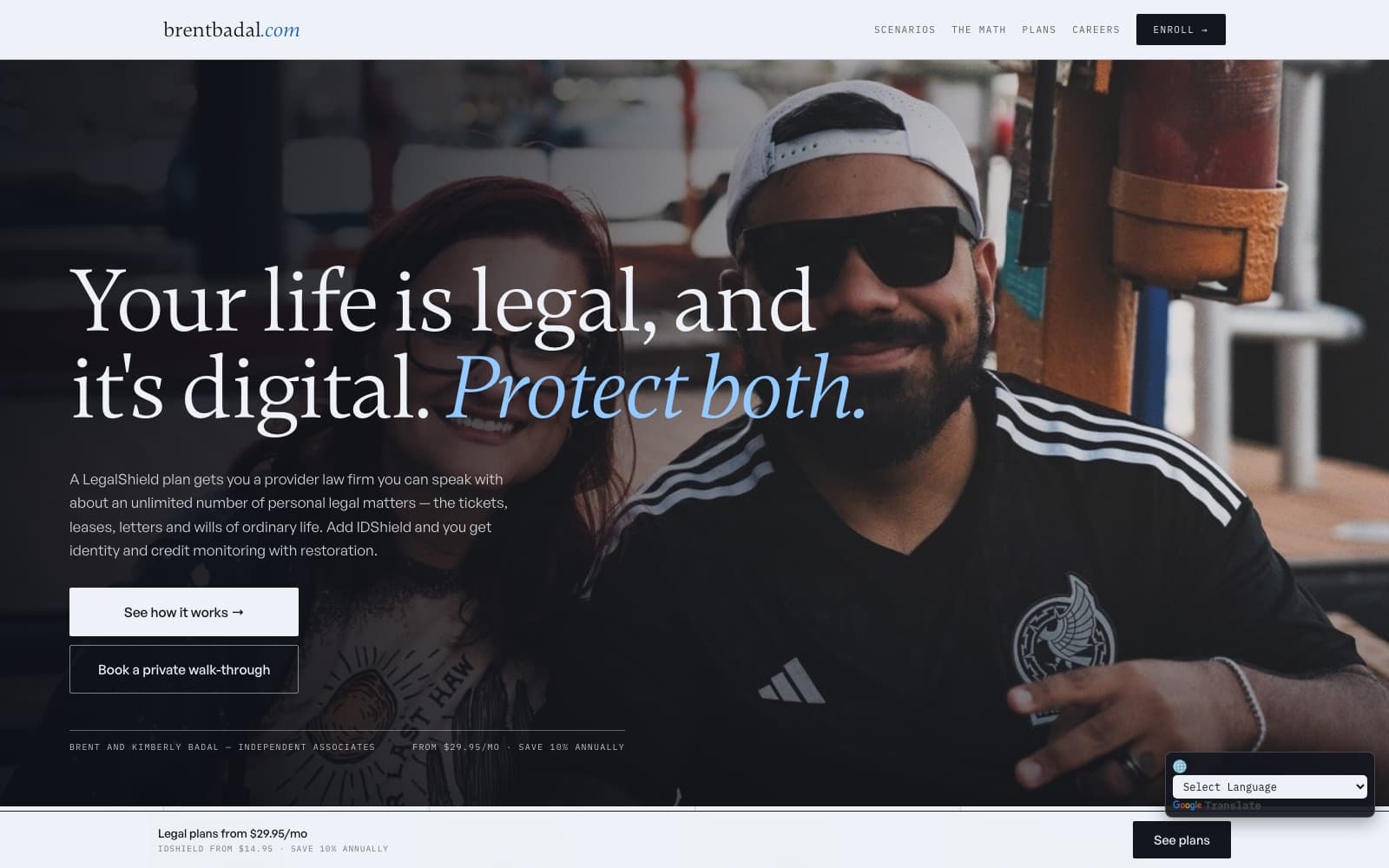 Brent & Kimberly Badal — the live product