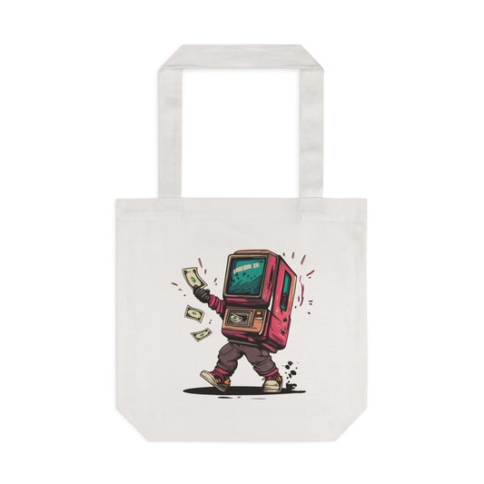 Tote Bag - Walking ATM Money Graffiti Streetwear Design