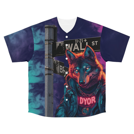 Wolf of Wall Street Baseball Tee - Summer 2025 DYOR DROP